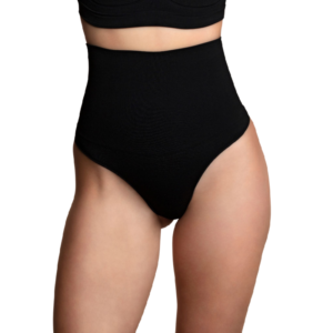 BYE BRA SEAMLESS CINTURA ALTA THONG MEDIUM CONTROL – BLACK S