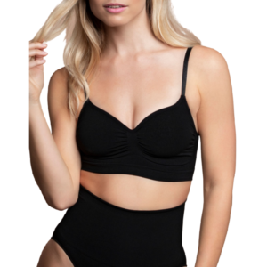 BYE BRA SEAMLESS BRA MEDIUM CONTROL – BLACK S