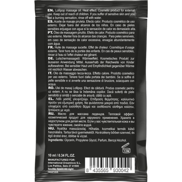 COQUETTE LOLLIPOP KISSABLE MASSAGE PET HEATING SENSATION 10 ML - Image 2