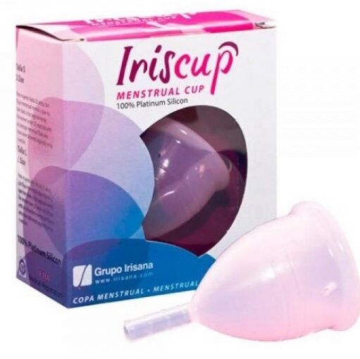 Mercadox IRISCUP - COPO MÊS PEQUENO ROSA A + SACO ESTERILIZADOR GRATUITO