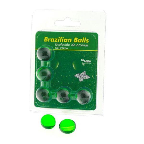 Mercadox TALOKA - 5 BOLAS BRASILEIRAS HORTELÃ GEL ÍNTIMO
