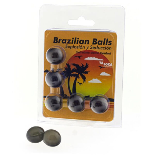 Mercadox TALOKA - 5 BOLAS BRASILEIRAS EFEITO CONFORTO GEL EXCITANTE