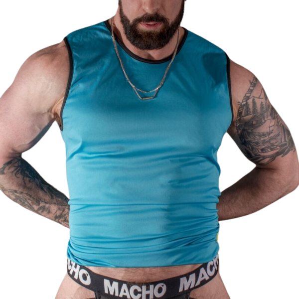 Mercadox MACHO - T-SHIRT AZUL S/M