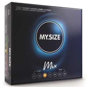 Preservativos MY SIZE MIX 53 MM 28 UNIDADES