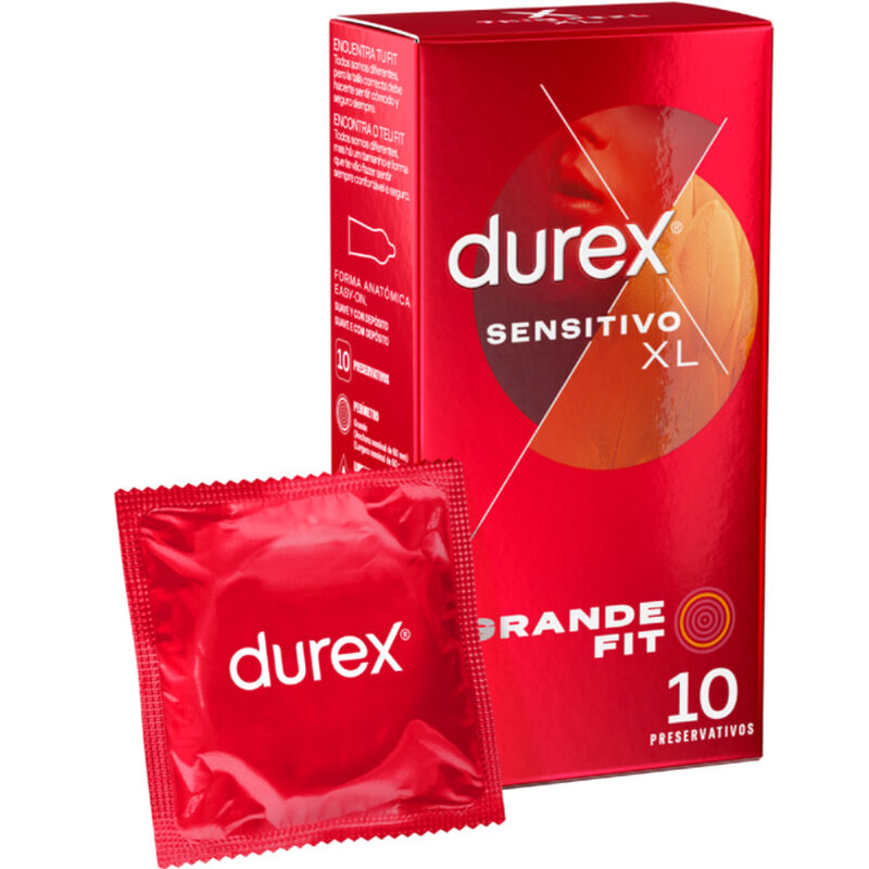 Mercadox DUREX - PRESERVATIVOS SENSITIVE XL 10 UNIDADES
