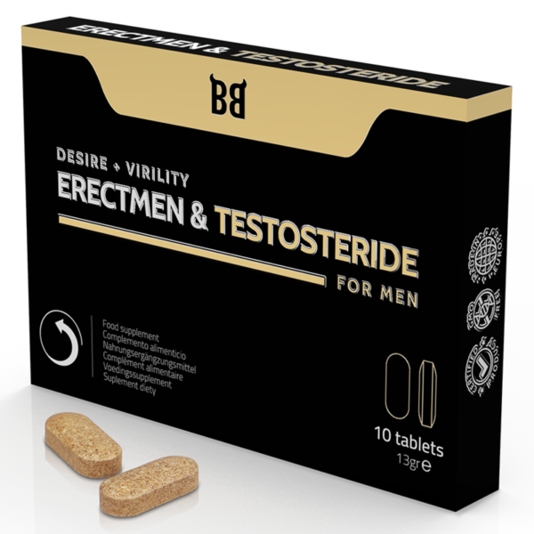 Mercadox BLACKBULL BY SPARTAN - ERECTMEN & PODER DE TESTOSTERIDA E TESTOSTERONA PARA HOMENS 10 C PSULAS