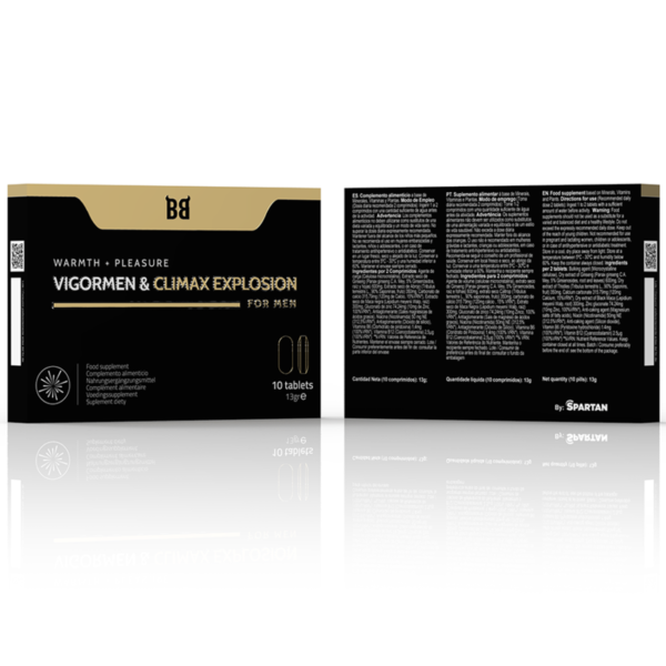 BLACKBULL BY SPARTAN - VIGORMEN  CLIMAX EXPLOSION CALOR + PRAZER PARA HOMENS 10 COMPRIMIDOS - Image 3