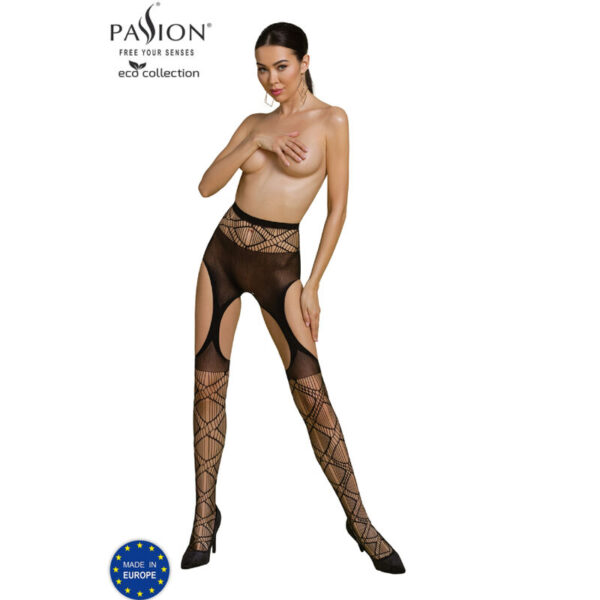 Mercadox PASSION - COLEO ECO BODYSTOCKING ECO S005 PRETO