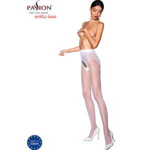 PASSION – TIOPEN 006 MEDIAS BLANCO 1/2 (30 DEN) – 1/2