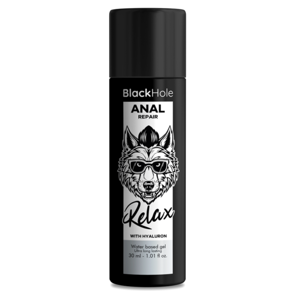 Mercadox BLACK HOLE - REPARO ANAL RELAX À BASE DE ÁGUA COM HIALURON 30 ML