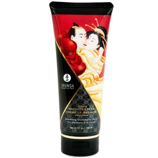 Mercadox SHUNGA - CREME DE MASSAGEM MORANGO E CAVA 200 ML