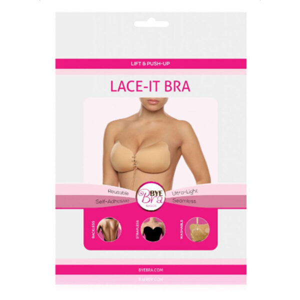 Mercadox BYE-BRA - LACE-IT APRIMORAMENTO PUSH-UP BEIGE COPO A