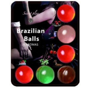 Mercadox SECRETPLAY - BRAZILLIAN BALLS LUBRIFICANTE HOT BALLS 6 UNIDADES