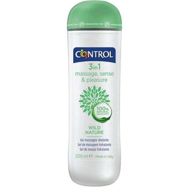 Mercadox CONTROL WILD NATURE GEL MASAJE 3 EN 1 200 ML