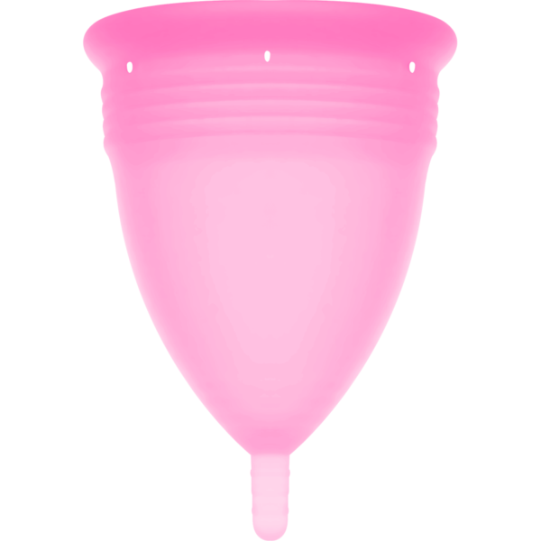 COPA MENSTRUAL STERCUP TAMANHO L ROSA COR SILICONE FDA - Image 2