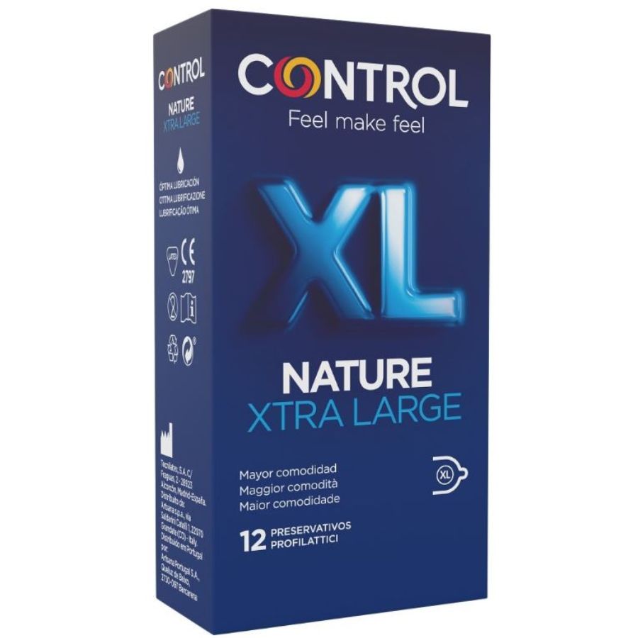 Mercadox CONTROL - ADAPTA NATURE XL CONDOMS 12 UNITS