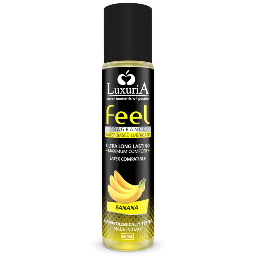 Mercadox LUXURIA FEEL BANANA LUBRIFICANTE À BASE DE ÁGUA 60 ML