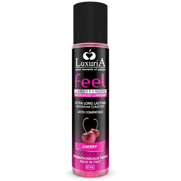 Mercadox LUBRIFICANTE À BASE DE ÁGUA LUXURIA FEEL CEREJA 60 ML