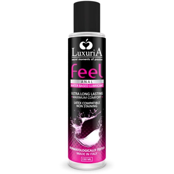 Mercadox LUXURIA FEEL LUBRIFICANTE À BASE DE ÁGUA ANAL 150 ML