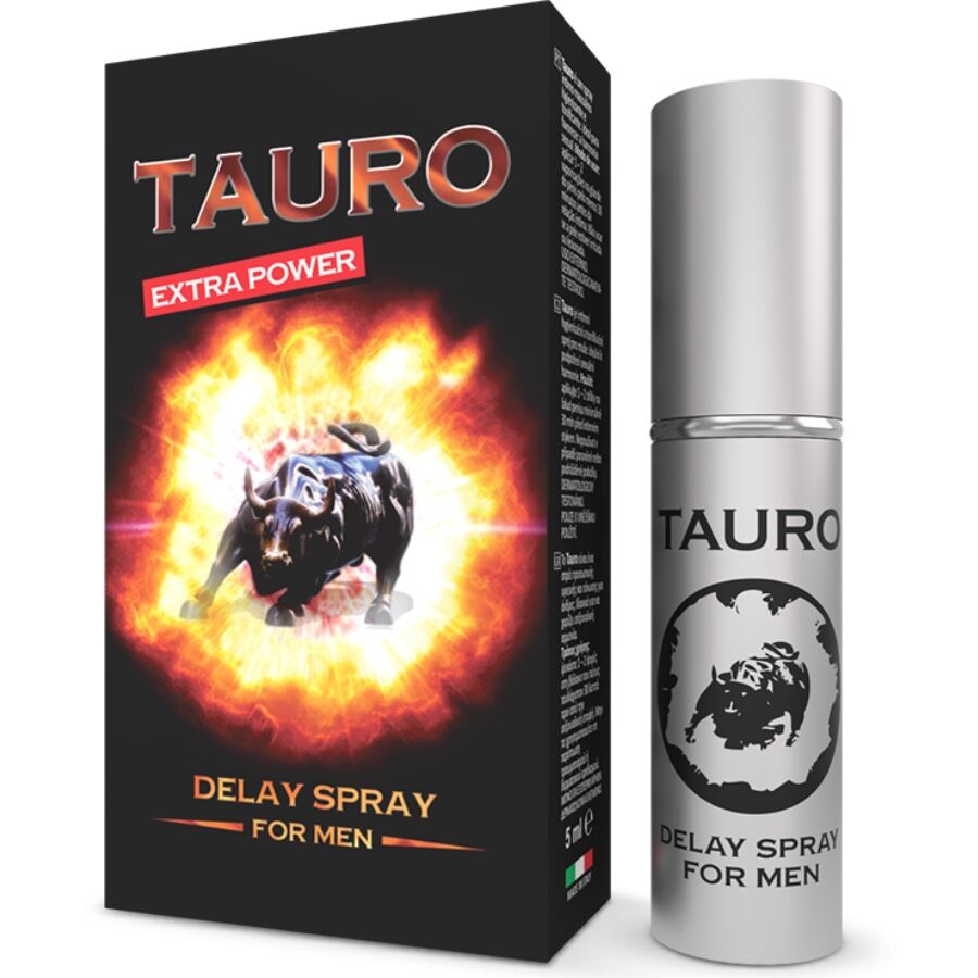 Mercadox TAURO - EXTRA POWER DELAY SPRAY PARA HOMENS 5 ML