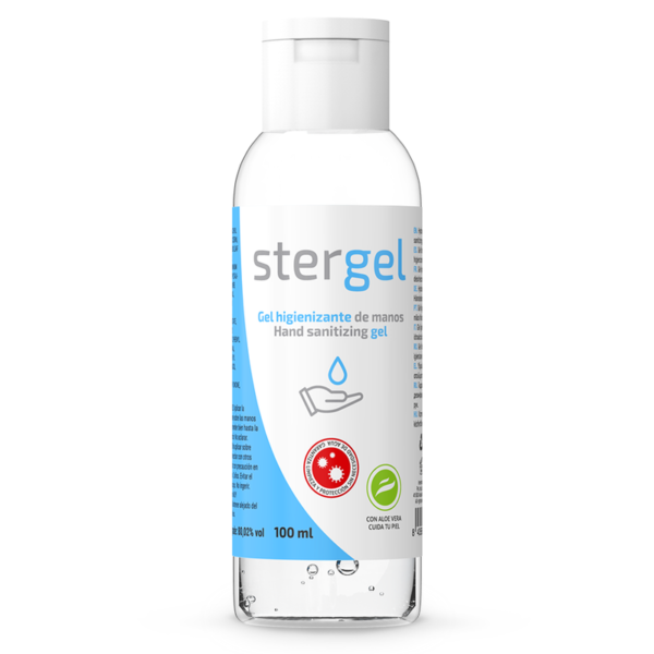 Mercadox STERGEL - GEL HIDROALCOÓLICO DESINFETANTE DE MÃOS ALOE VERA 100ML