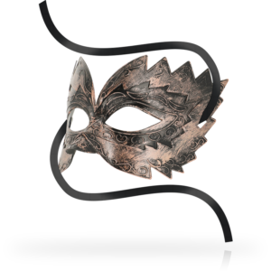 OHMAMA – MÁSCARAS ANTIZAZ ESTILO VENEZIANO COBRE