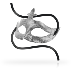 OHMAMA – MÁSCARAS FLOR DE LIS PRATA MÁSCARA