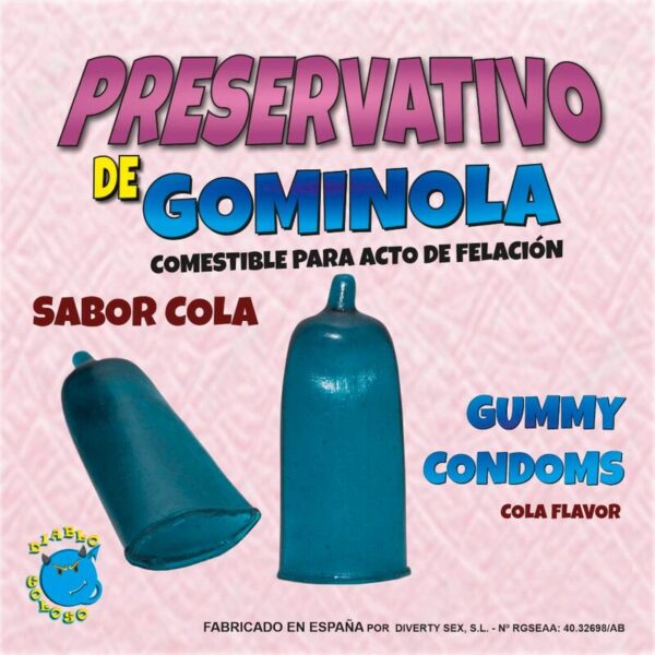 Mercadox DIABLO PICANTE - PRESERVATIVO DE GOMINOLA COLA