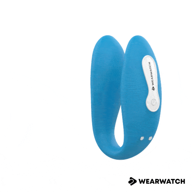 Mercadox WEARWATCH - VIBRADOR DE TECNOLOGIA DUAL WATCHME INDIGO / JET