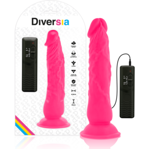 DIVERSIA FLEXÍVEL VIBRATÓRIO 21 CM – ROSA