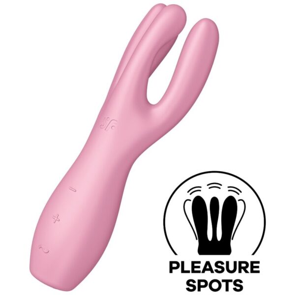 Mercadox VIBRADOR SATISFYER THREESOME 3 - ROSA