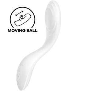 VIBRADOR DE PONTO G DE PRAZER SATISFYER RROLLING – BRANCO