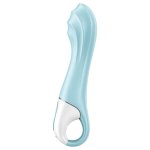 VIBRADOR DE BOMBA DE AR SATISFYER 5+ VIBRADOR DE PONTO G INFLÁVEL – AZUL