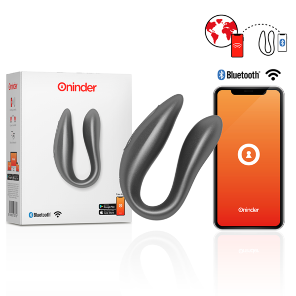 ONINDER - LISBOA G-SPOT & CLITORAL STIMULATOR BLACK - APLICAÇÃO GRATUITA - Image 2