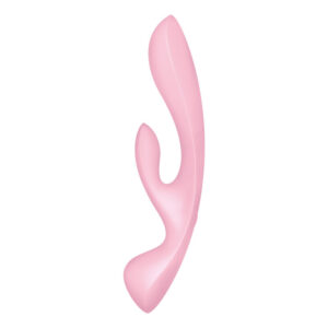 SATISFYER – VIBRAO HÍBRIDA TRIPLE OH ROSA