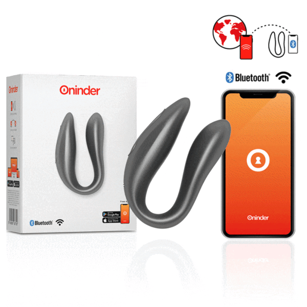 Mercadox ONINDER - LISBOA G-SPOT & CLITORAL STIMULATOR BLACK - APLICAÇÃO GRATUITA