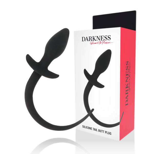 Mercadox DARKNESS - PLUG ANAL 28 CM SILICONE PRETO