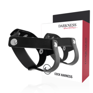 DARKNESS LEATHER C / B STRAP H-PIECE DIVIDE