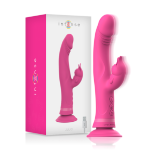 INTENSE – JULIO VIBRATOR RABBIT SILICONE PINK