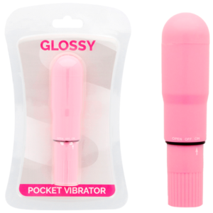 Mercadox GLOSSY - VIBRADOR DE BOLSO ROSA