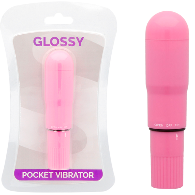 Mercadox GLOSSY - VIBRADOR DE BOLSO DEEP ROSE