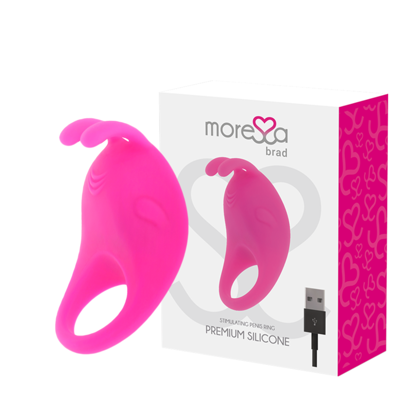 Mercadox MORESSA BRAD PREMIUM SILICONE RECARREGÁVEL ROSA