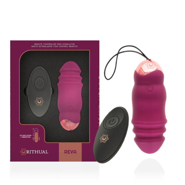 Mercadox RITHUAL- REVA EGG SISTEMA DE CONTROLE REMOTO PARA CIMA E PARA BAIXO + VIBRAÇÃO