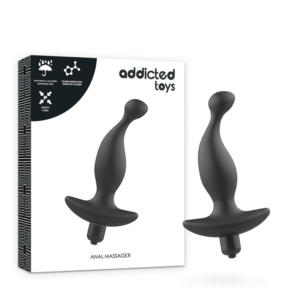 TOYS TOYS ANAL MASSAGER COM VIBRATION BLACK