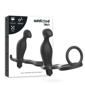 TOYS TOYS TOYS ANAL PLUG E COCK RING BLACK