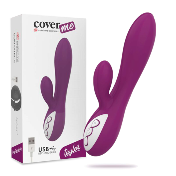 COVERME TAYLOR VIBRADOR RECARREGÁVEL 10 VELOCIDADE IMPERMEÁVEL - Image 2