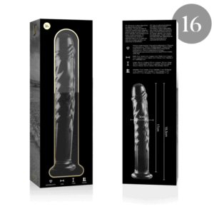 NEBULA SERIES BY IBIZA – MODELO 16 DILDO VIDRO BOROSILICADO 18,5 X 3 CM TRANSPARENTE