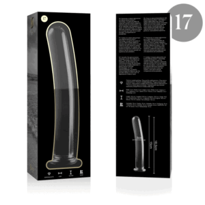 NEBULA SERIES BY IBIZA – MODELO 17 DILDO VIDRO BOROSILICADO 18,5 X 3 CM TRANSPARENTE