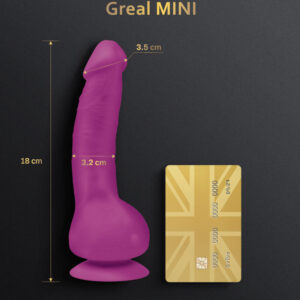 GVIBE – GREAL MINI DILDO VIBRADOR DE SILICONE FÚCSIA