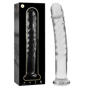 NEBULA SERIES BY IBIZA – MODELO 16 DILDO VIDRO BOROSILICADO 18,5 X 3 CM TRANSPARENTE